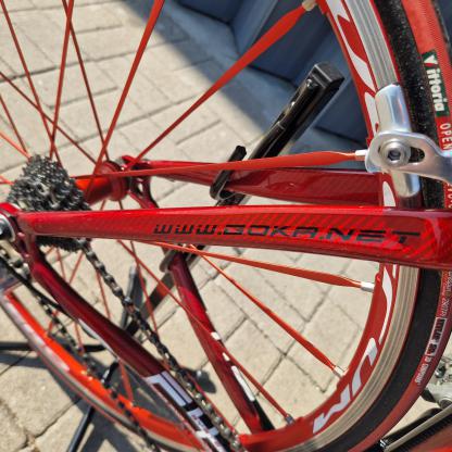 Bicicleta de estrada Goka em Carbono, fulcrum rodas