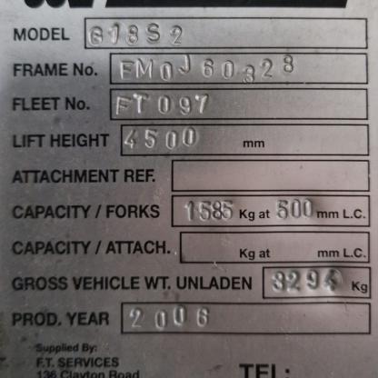 Empilhador Doosan Daewoo - triplex e deslocador lateral